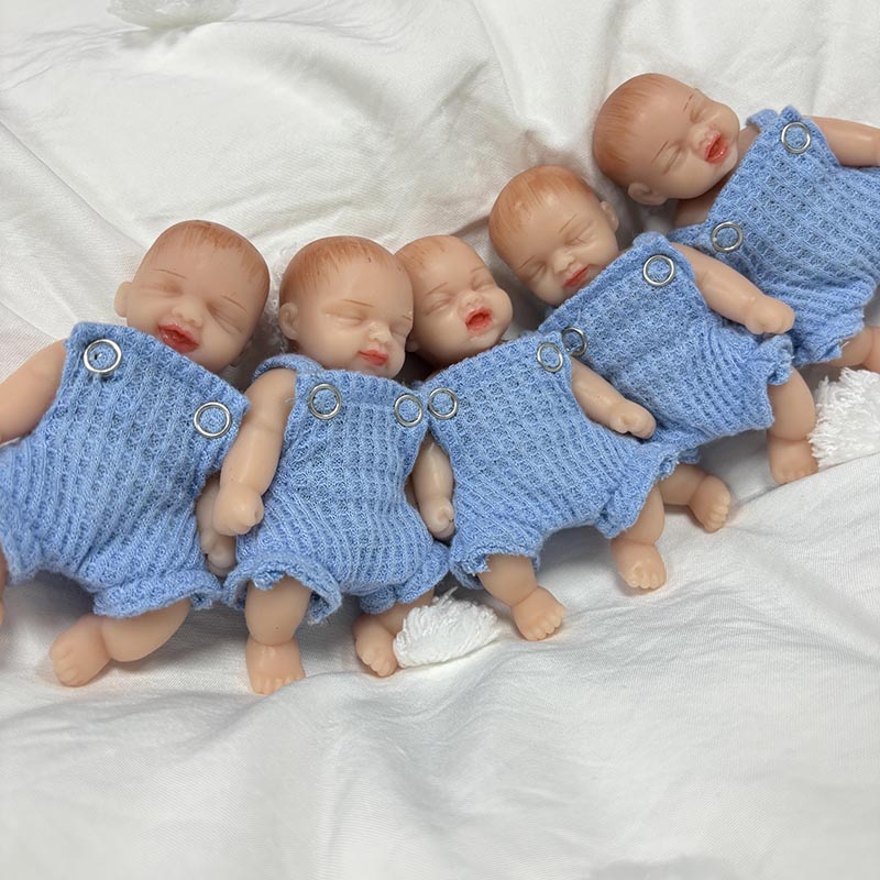Reborn Baby Doll Silicone Realistic - ตุ๊กตาซิลิโคนเหมือนจริง ขนาด 4 นิ้ว ทำมือ คุณภาพสูง
