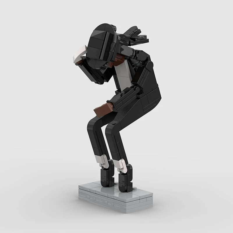 Building Blocks - ชุดตัวต่อ MOC ไมเคิล แจ็กสัน โมเดลฟิกเกอร์ราชาเพลงป็อป ท่าสเปซวอล์ก