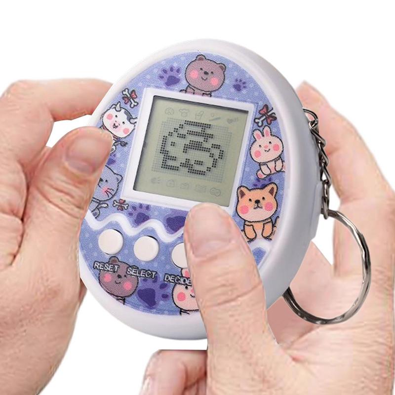 Tamagotchi Electronic Pet Virtual - สัตว์เลี้ยงอิเล็กทรอนิกส์โปร่งใส1ชิ้นทามาก็อตจิ168สัตว์เลี้ยงในโลกไซเบอร์ดิจิตอลของเล่นสำหรับสัตว์เลี้ยงเสมือนจริงพิกเซลของเล่นเพื่อความสนุกสนาน