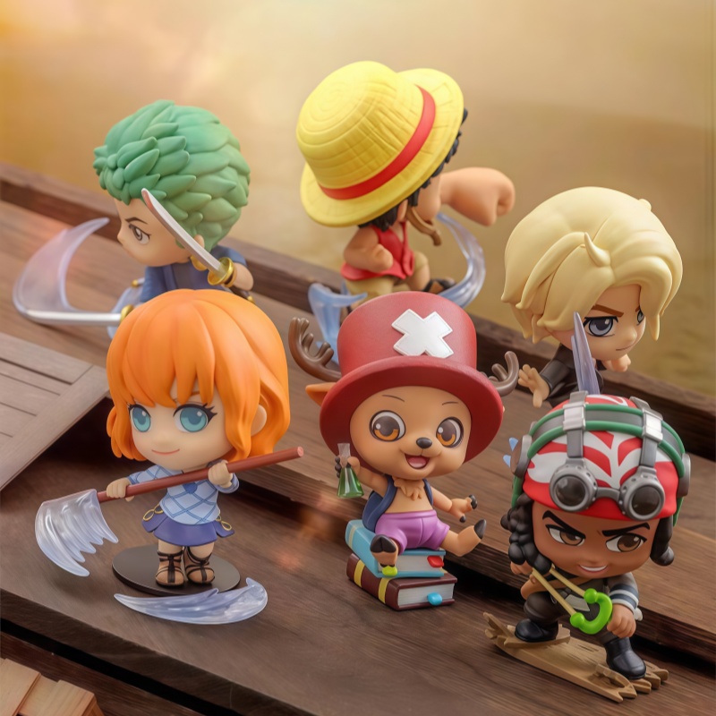 Anime Action Figure Blind Box - ของเล่นใหม่สุดฮิต วันพีซ คอสบี้ บลายด์บ็อกซ์ มินิฟิกเกอร์ ของสะสม