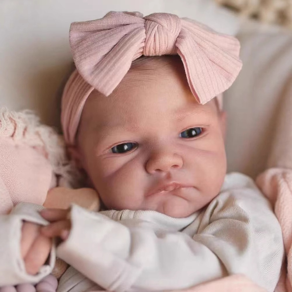 Reborn Baby Doll Silicone Realistic - ตุ๊กตาซิลิโคนรีบอร์นขนาด 48 ซม. รุ่น August Awake