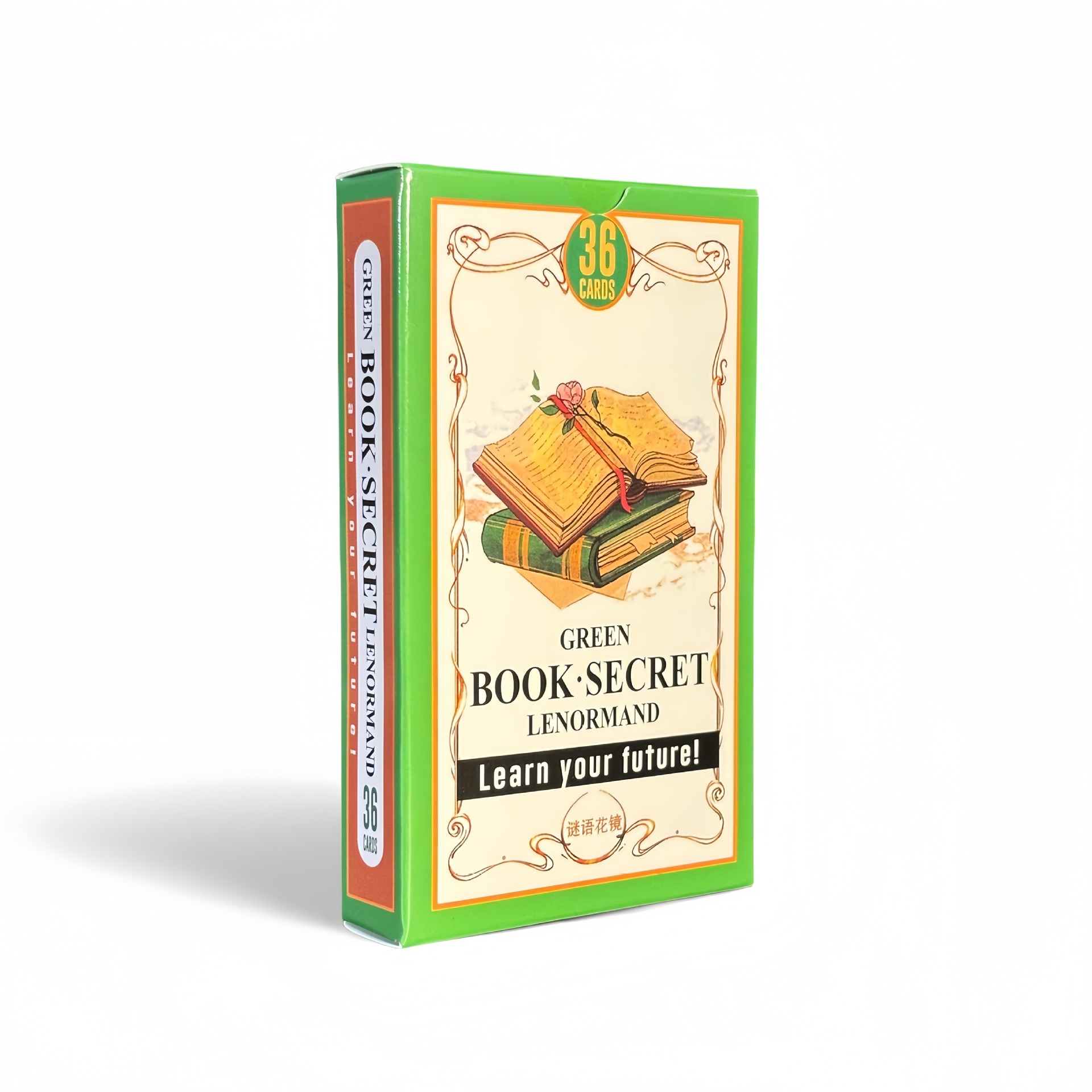 Tarot Cards Deck With Guidebook - การ์ดพยากรณ์เลนอร์มานด์กรีนบุ๊คซีเคร็ต 36 ใบ รุ่นภาษาอังกฤษ สไตล์โบราณ เกมกระดานพยากรณ์เลนอร์มานด์