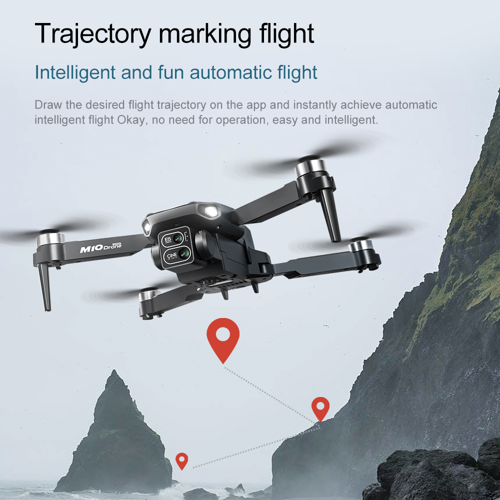 โดรนรุ่นดั้งเดิม M10 4K 5G HD  - Fpv Brushless Rc Drone 4K บทวิจารณ์และราคา
