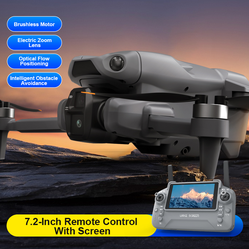 โดรนถ่ายภาพทางอากาศ LF682 8K H - Fpv Brushless Rc Drone 4K บทวิจารณ์และราคา