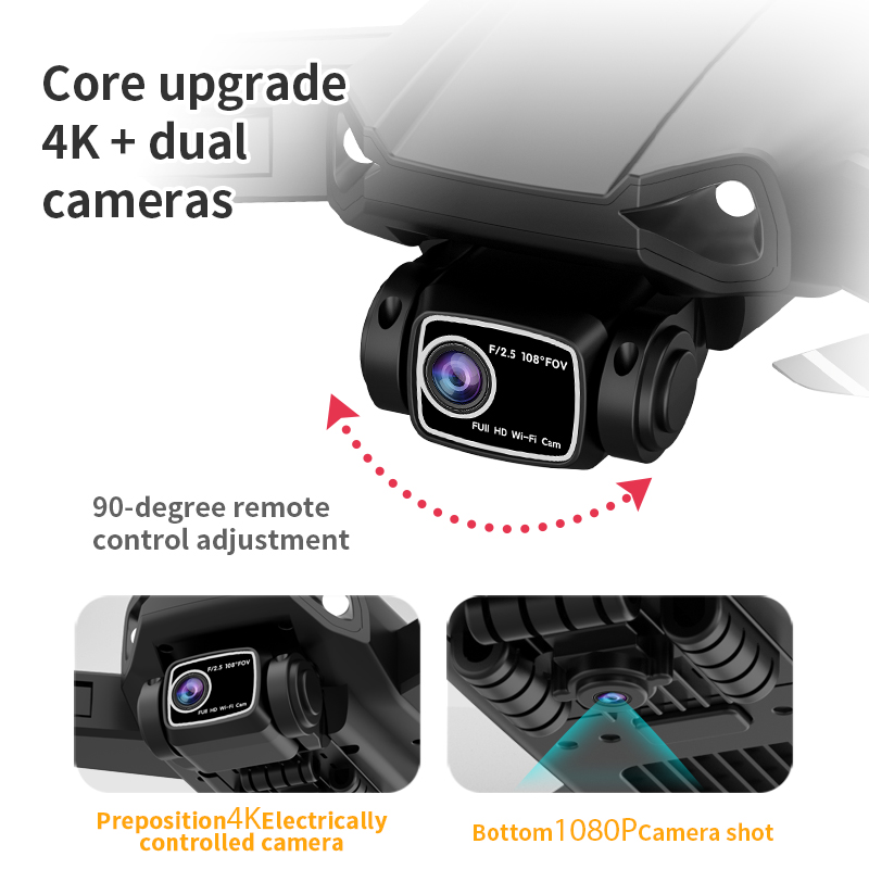 โดรน L900 PLUS GPS พร้อมกล้อง  - Fpv Brushless Rc Drone 4K บทวิจารณ์และราคา