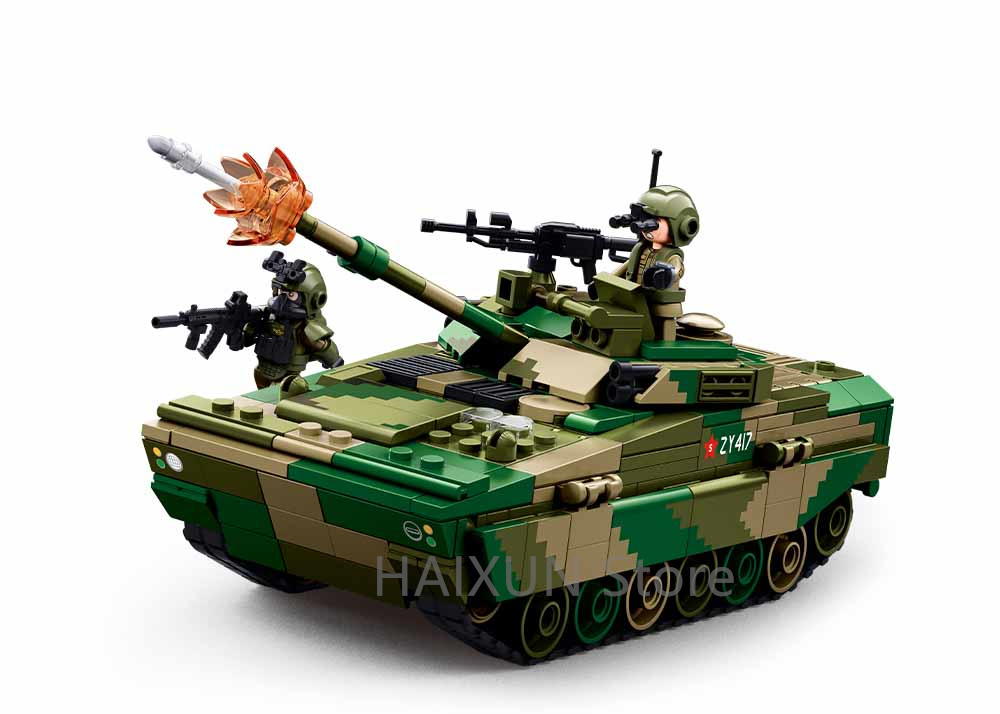 ตัวต่อรถหุ้มเกราะ Sluban Build - Lego Compatible Military Tank บทวิจารณ์และราคา