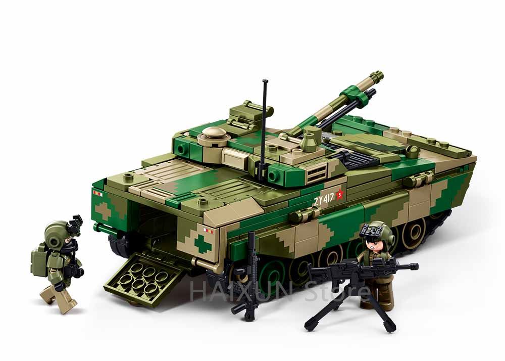 ตัวต่อรถหุ้มเกราะ Sluban Build - Lego Compatible Military Tank บทวิจารณ์และราคา