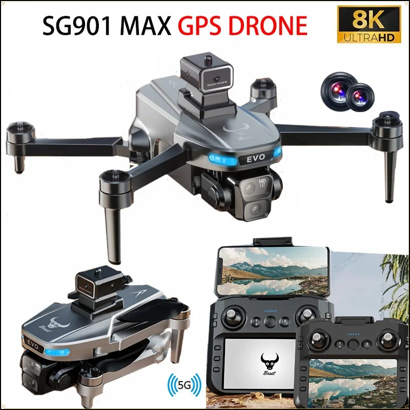 โดรน 8K ระดับมืออาชีพ กล้อง GP - Fpv Brushless Rc Drone 4K บทวิจารณ์และราคา