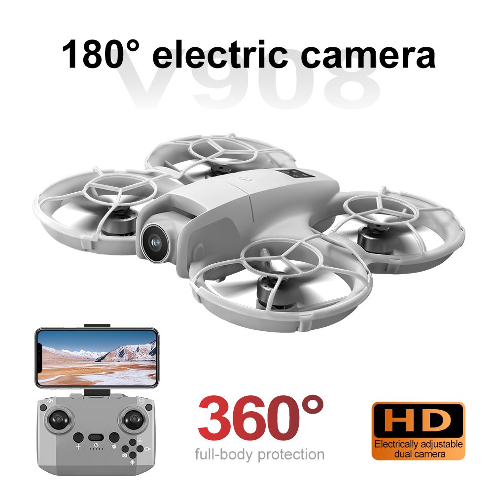 โดรนควอดคอปเตอร์ V908 รุ่นดั้ง - Fpv Brushless Rc Drone 4K บทวิจารณ์และราคา