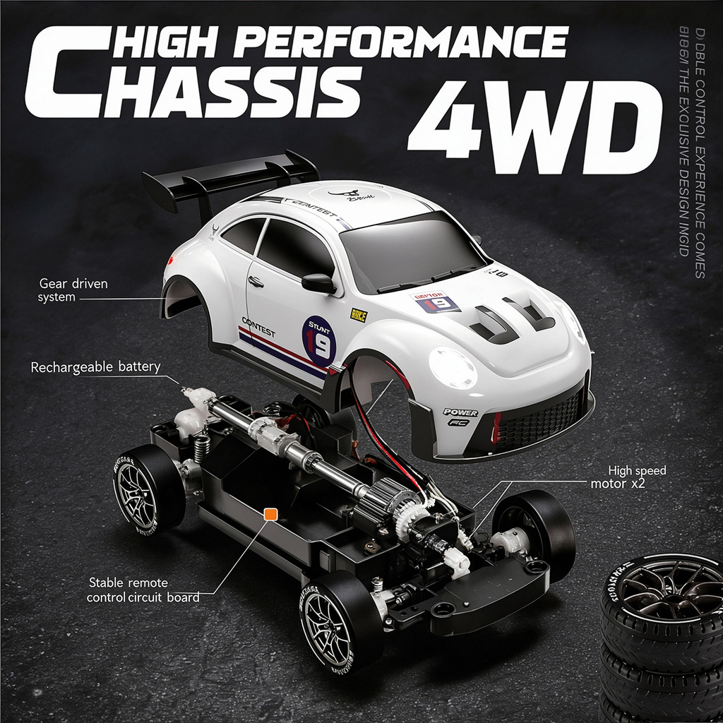 รถบังคับวิทยุสเกล 1:24 ขับเคลื - Rc Drift Car 1 24 Scale 4Wd บทวิจารณ์และราคา