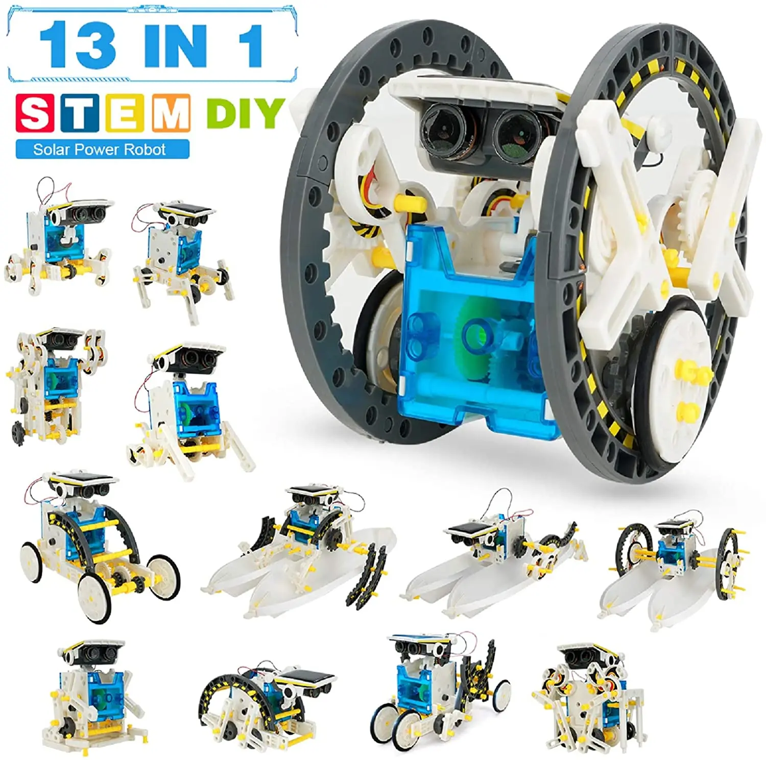 ชุดหุ่นยนต์พลังงานแสงอาทิตย์ขอ - Stem Solar Robot Kit For Kids บทวิจารณ์และราคา