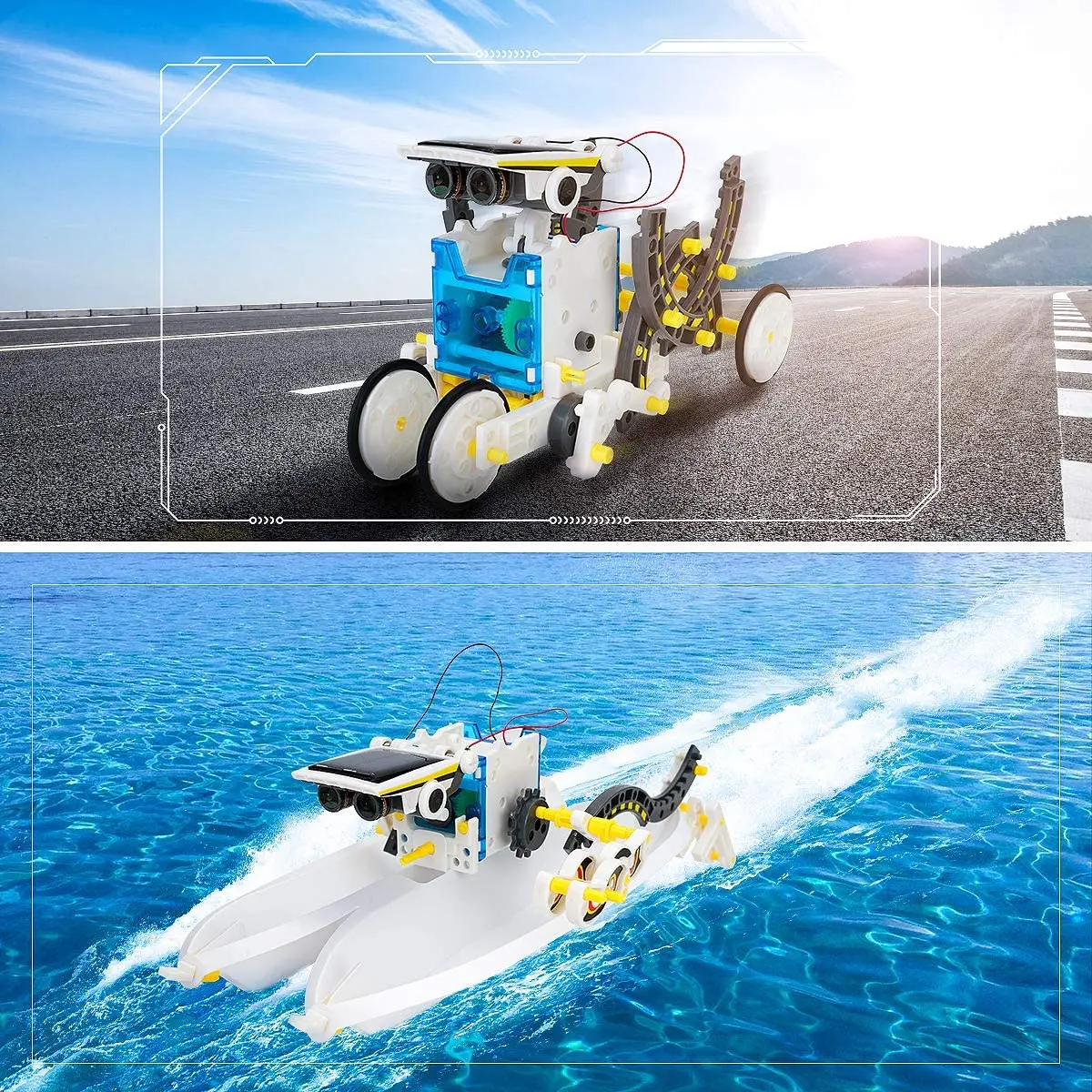 ชุดหุ่นยนต์พลังงานแสงอาทิตย์ขอ - Stem Solar Robot Kit For Kids บทวิจารณ์และราคา