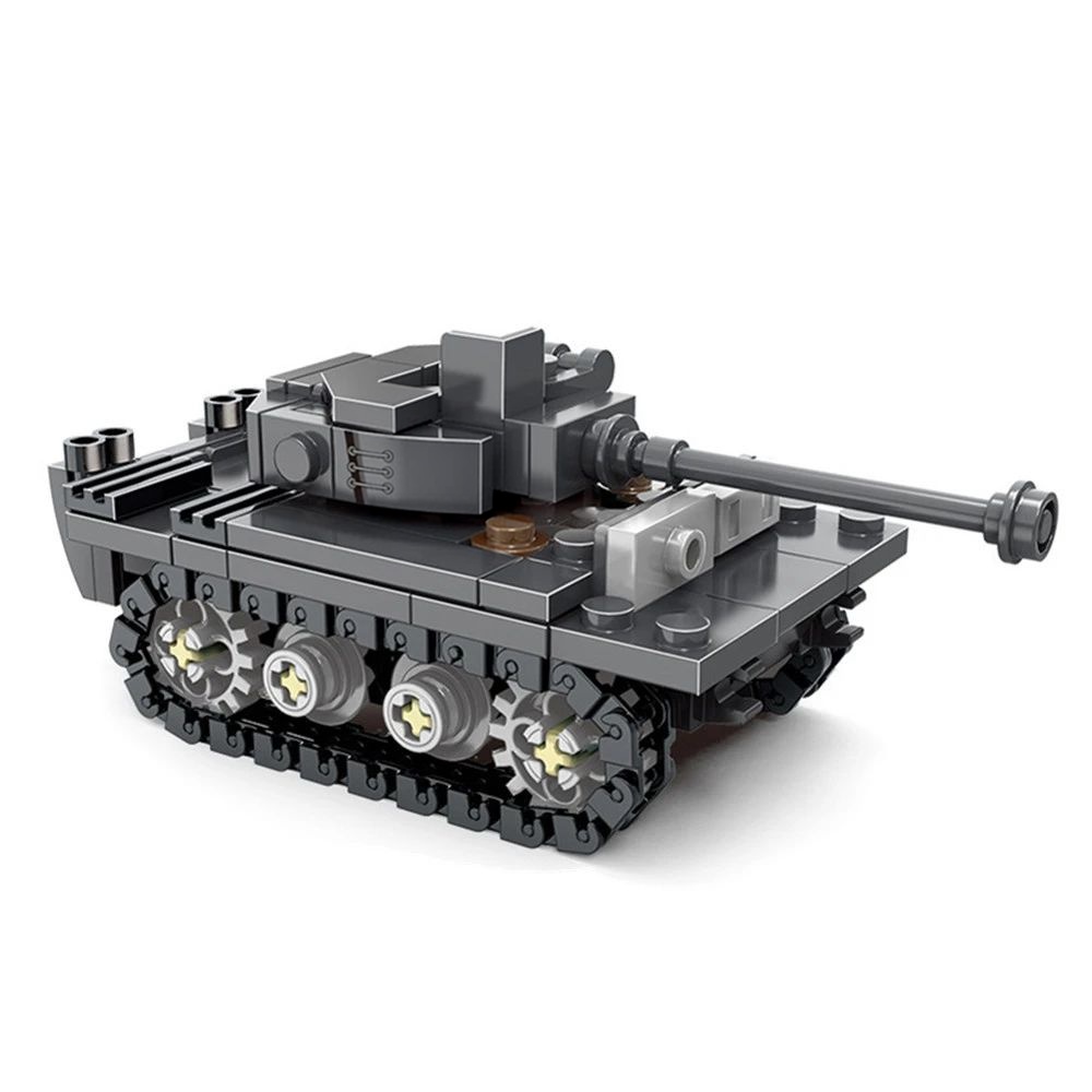สงครามโลก ทหารกองทัพ ทหาร SAWT - Lego Compatible Military Tank บทวิจารณ์และราคา
