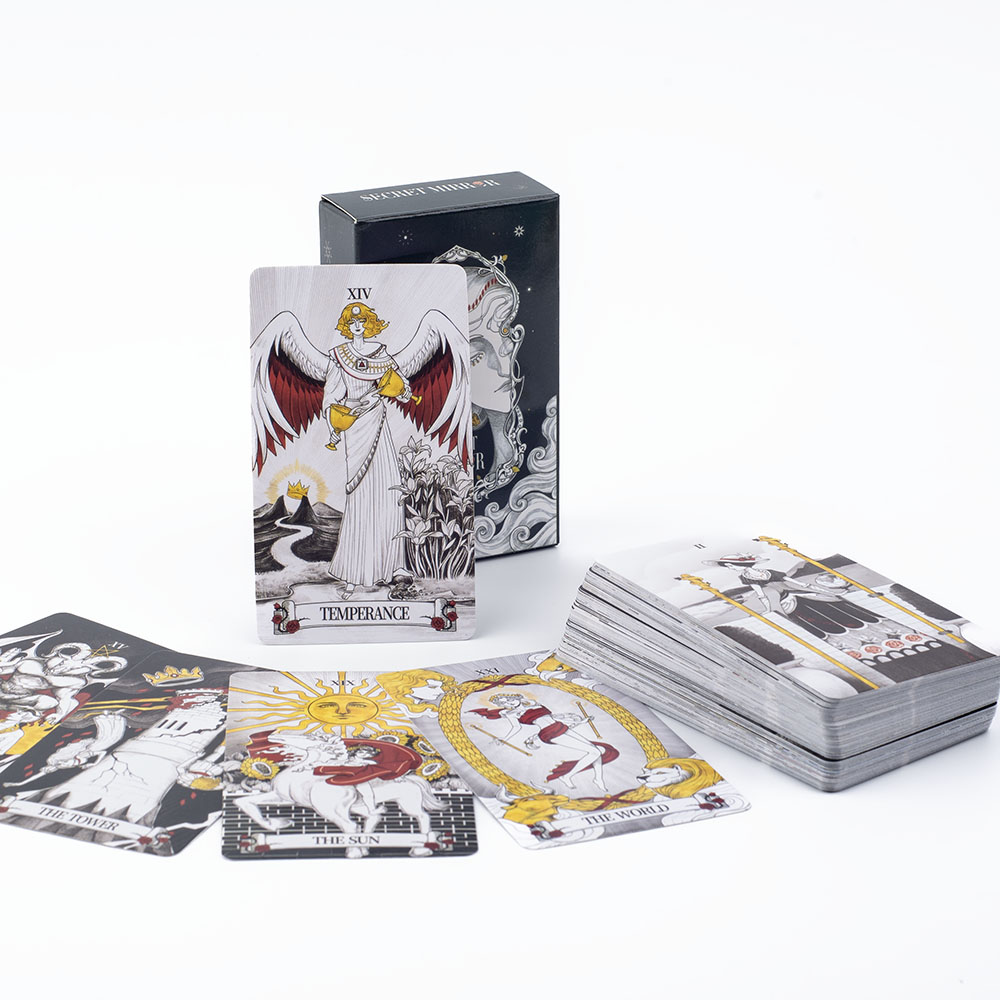 ไพ่ทาโรต์กระจกเงาลับ 10.3*6 ซม - Tarot Cards Deck With Guidebook บทวิจารณ์และราคา