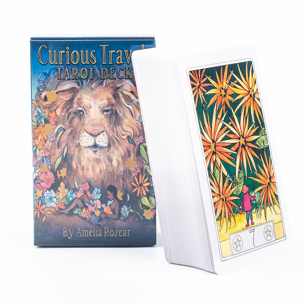 Curious Travels Tarot 10.3*6 ซ - Tarot Cards Deck With Guidebook บทวิจารณ์และราคา