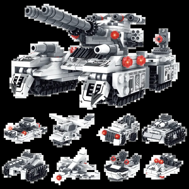 รถถังทหารสงครามโลกครั้งที่ 2 ป - Lego Compatible Military Tank บทวิจารณ์และราคา
