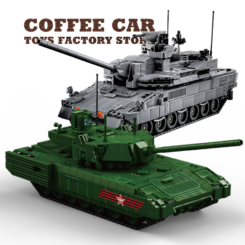 รถถังหลัก T-14 บล็อกตัวต่อ โมเ - Lego Compatible Military Tank บทวิจารณ์และราคา