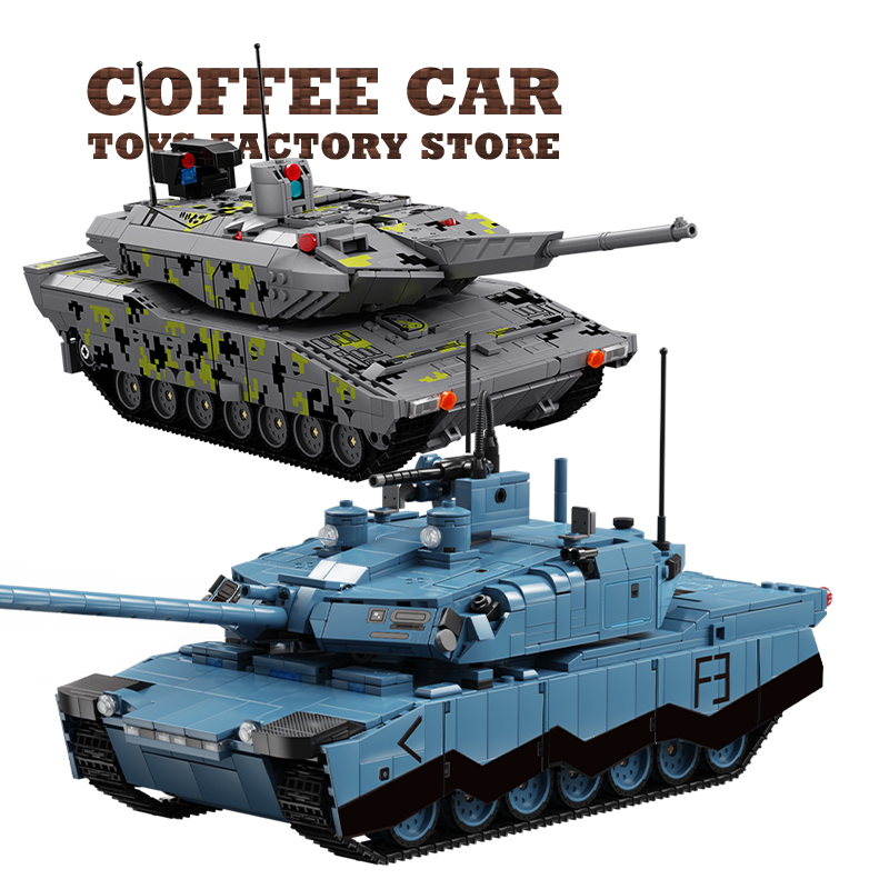 รถถังหลัก T-14 บล็อกตัวต่อ โมเ - Lego Compatible Military Tank บทวิจารณ์และราคา
