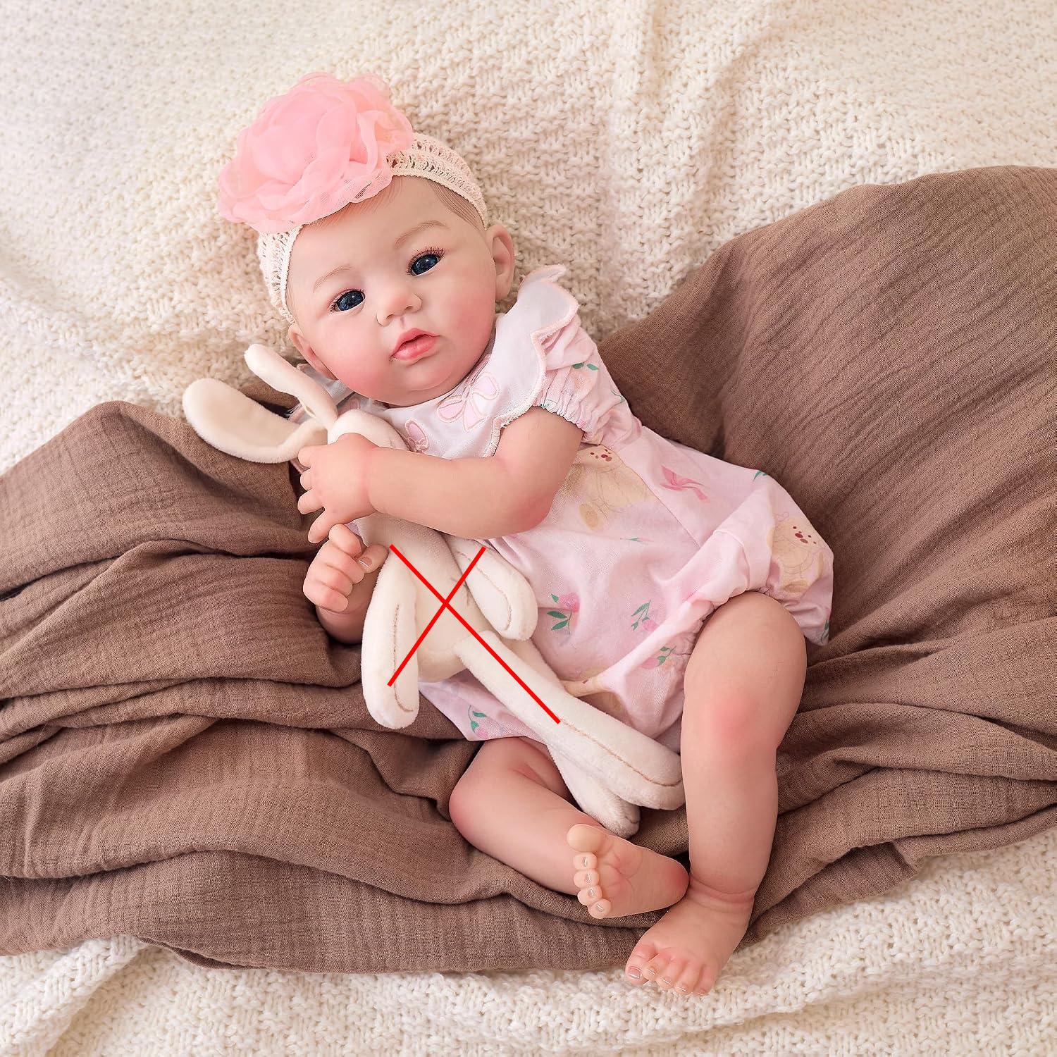 ตุ๊กตาเด็กทารกซิลิโคนไวนิล ทำม - Reborn Baby Doll Silicone Realistic บทวิจารณ์และราคา